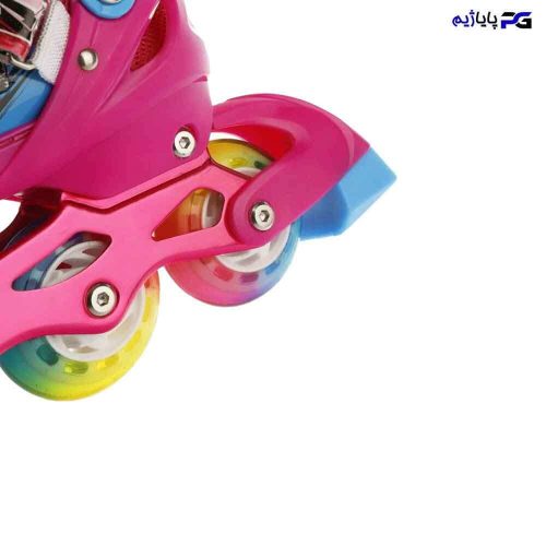 کفش اسکیت چراغ دار Q-isu خارجی همراه تجهیزات ایمنی - Image 2