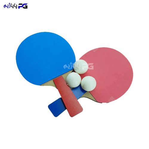 راکت پینگ پنگ دو عددی به همراه توپ کد NPR50