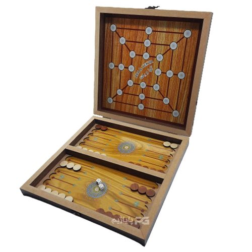 تخته نرد همراه با 3 بازی دیگر