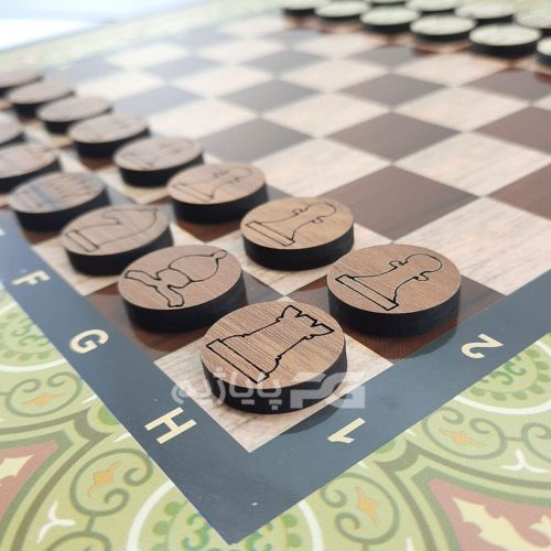 تخته نرد همراه با 3 بازی دیگر