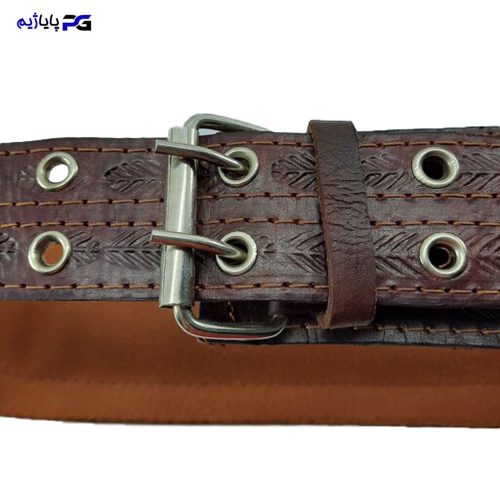 کمربند بدنسازی چرم بالشتک دار
