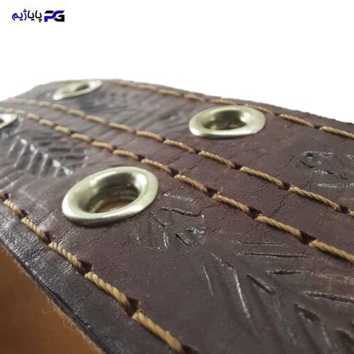 کمربند بدنسازی چرم بالشتک دار