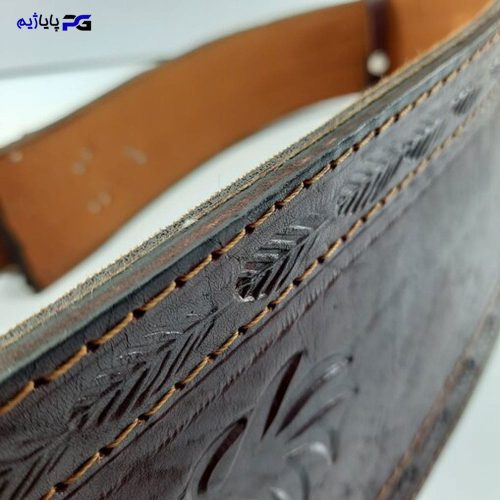 کمربند بدنسازی چرم بالشتک دار