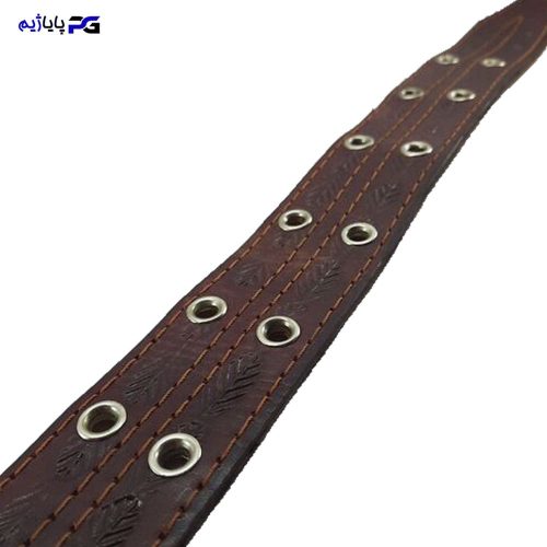 کمربند بدنسازی چرم بالشتک دار