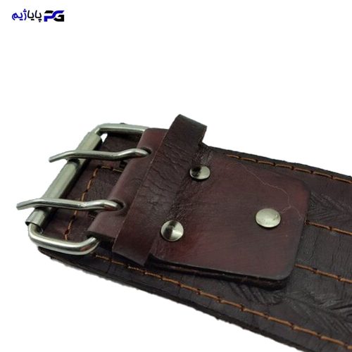کمربند بدنسازی چرم بالشتک دار