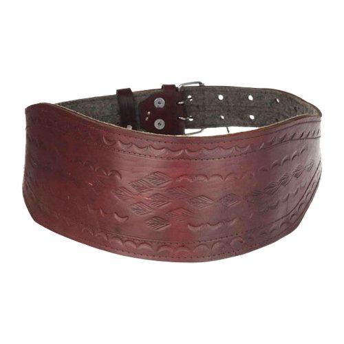 کمربند بدنسازی چرم بالشتک دار