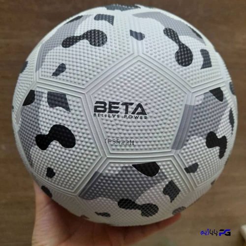 توپ فوتبال لاستیکی طرح ارتشی سایز 4-5