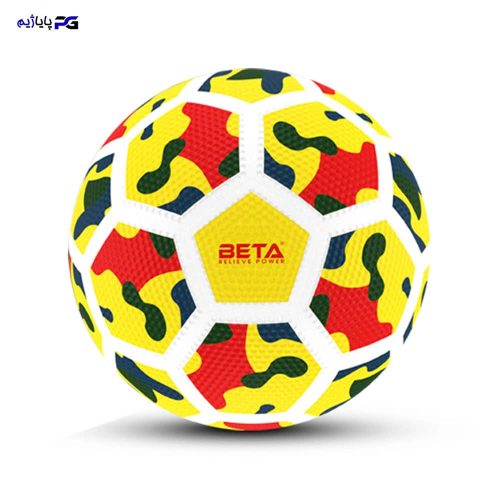 توپ فوتبال لاستیکی طرح ارتشی سایز 4-3
