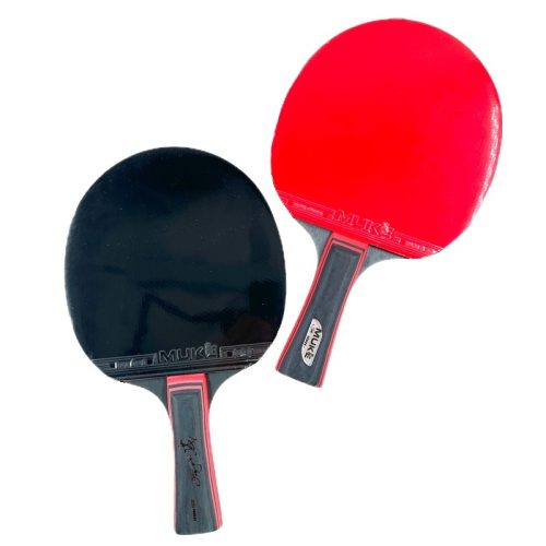 تصویر ست راکت پینگ‌پنگ دو عددی با سه توپ در بسته‌بندی کامل